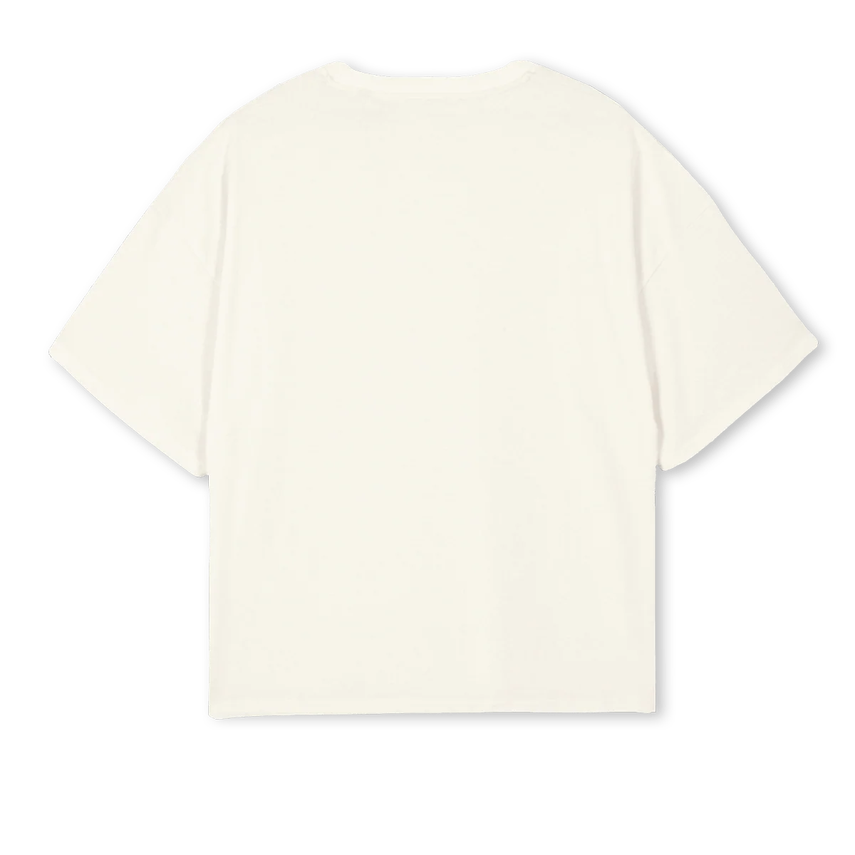 ORANGETEE Cream Oversized Boxy Tee. - Image 2
