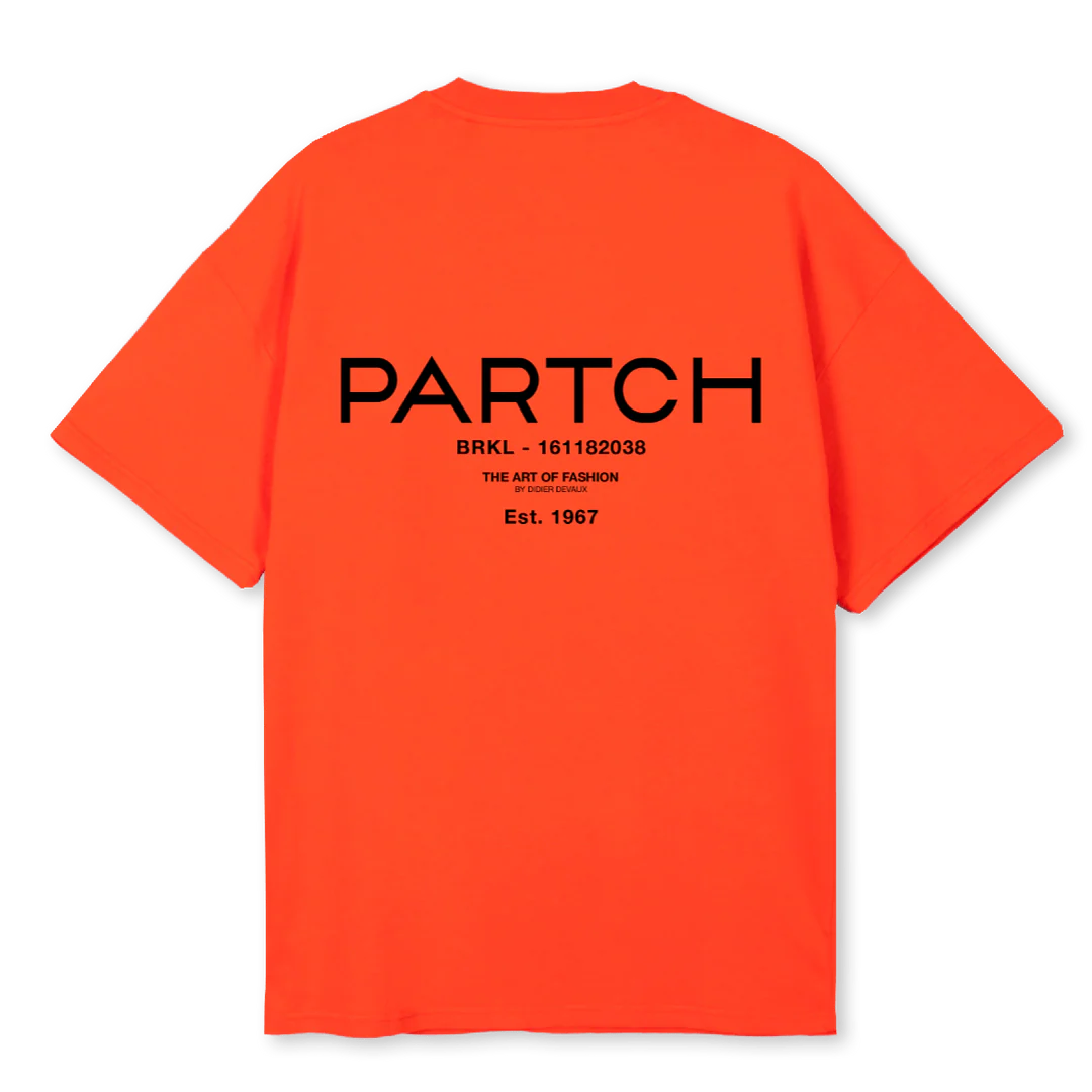ORG OV PAR Hot Orange Oversized Tee.
