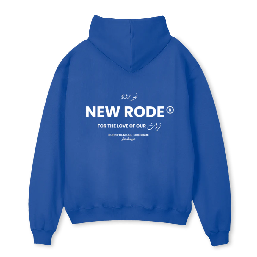 ORIGINALROYALBLUE Cobalt Blue Oversized Hoodie. - Image 2