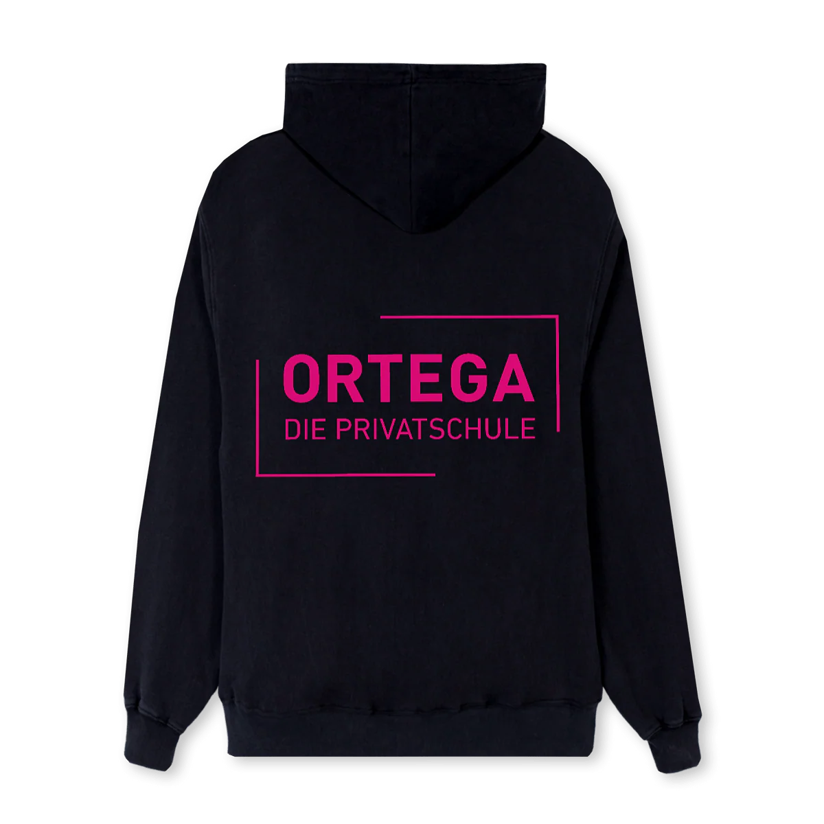 ORTEGA Black Regular Hoodie. - Image 2