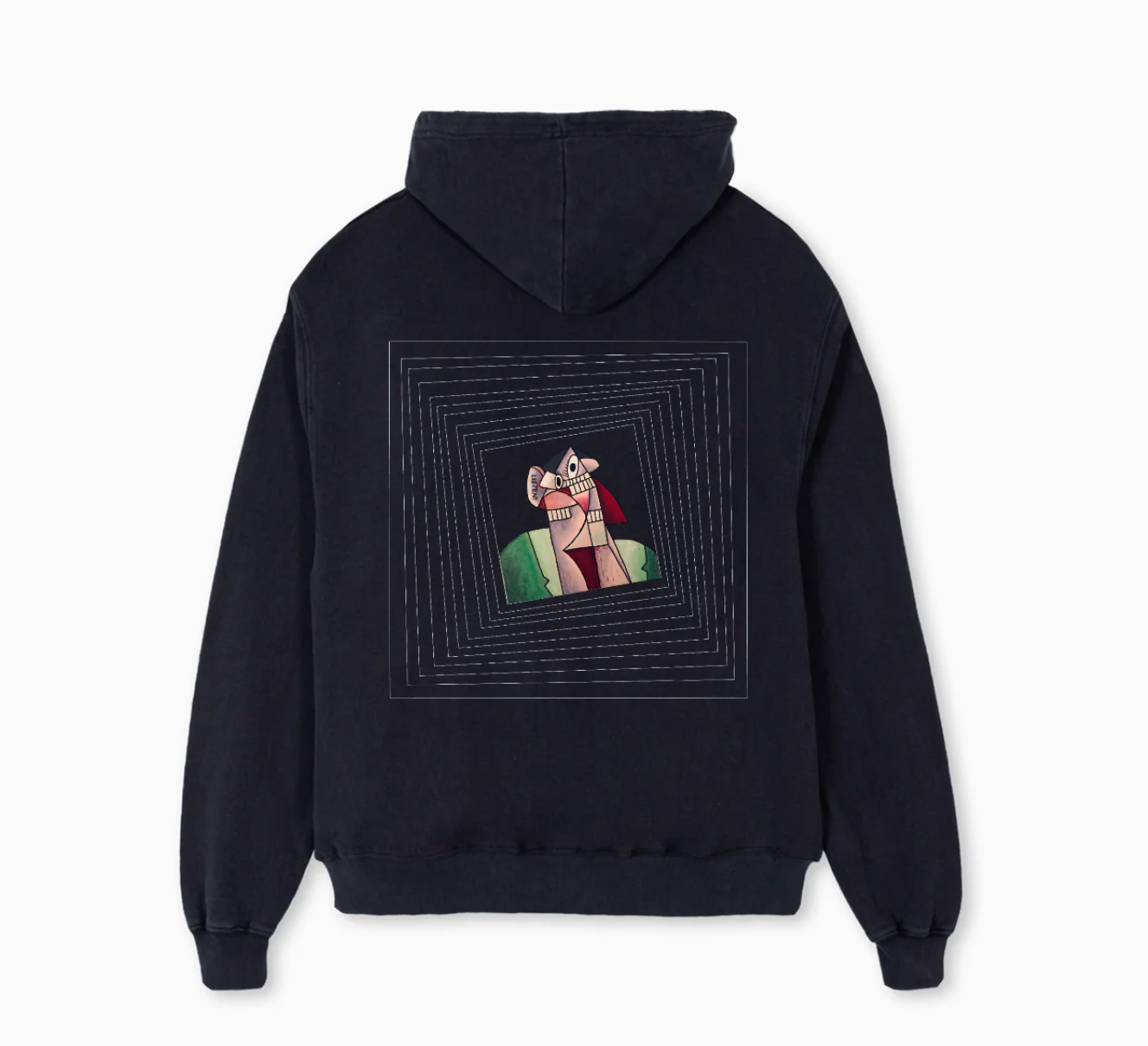 OSFTE HOODIE Vintage Black Oversized Hoodie. - Image 2
