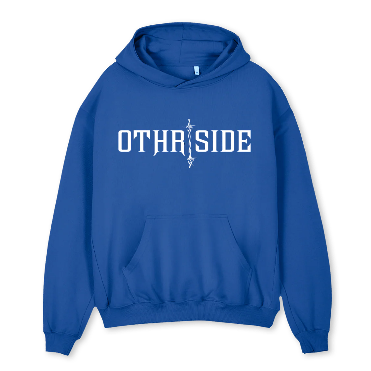 OSHOODIEVTWO Cobalt Blue Oversized Hoodie.