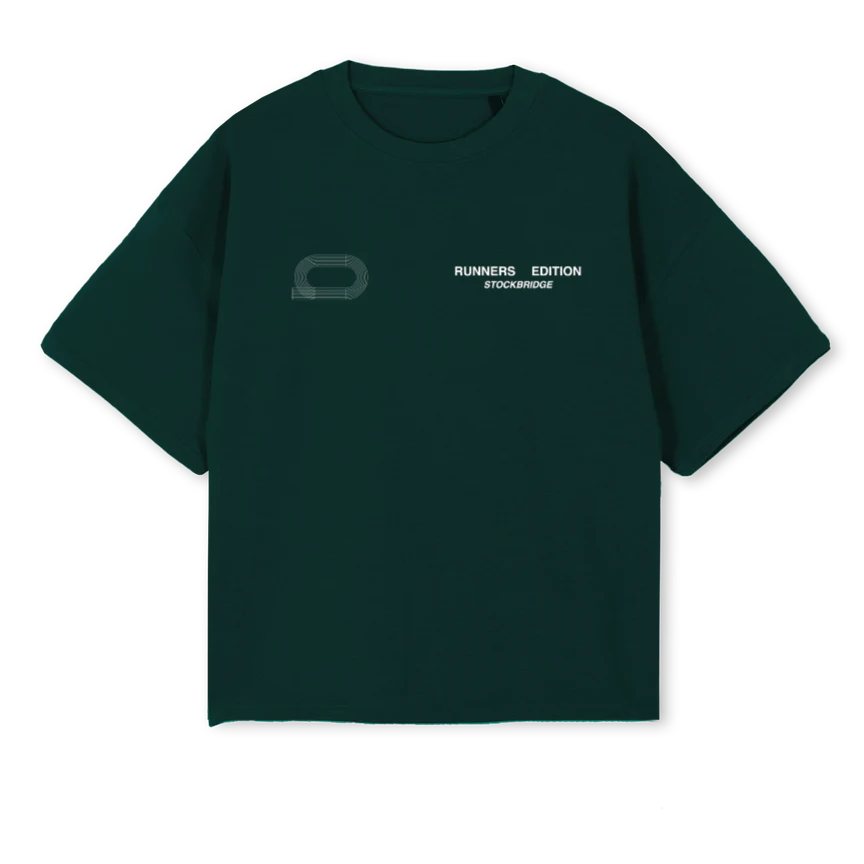BLNK RUNNERS EDTI_WG Wild Green Oversized Boxy Tee