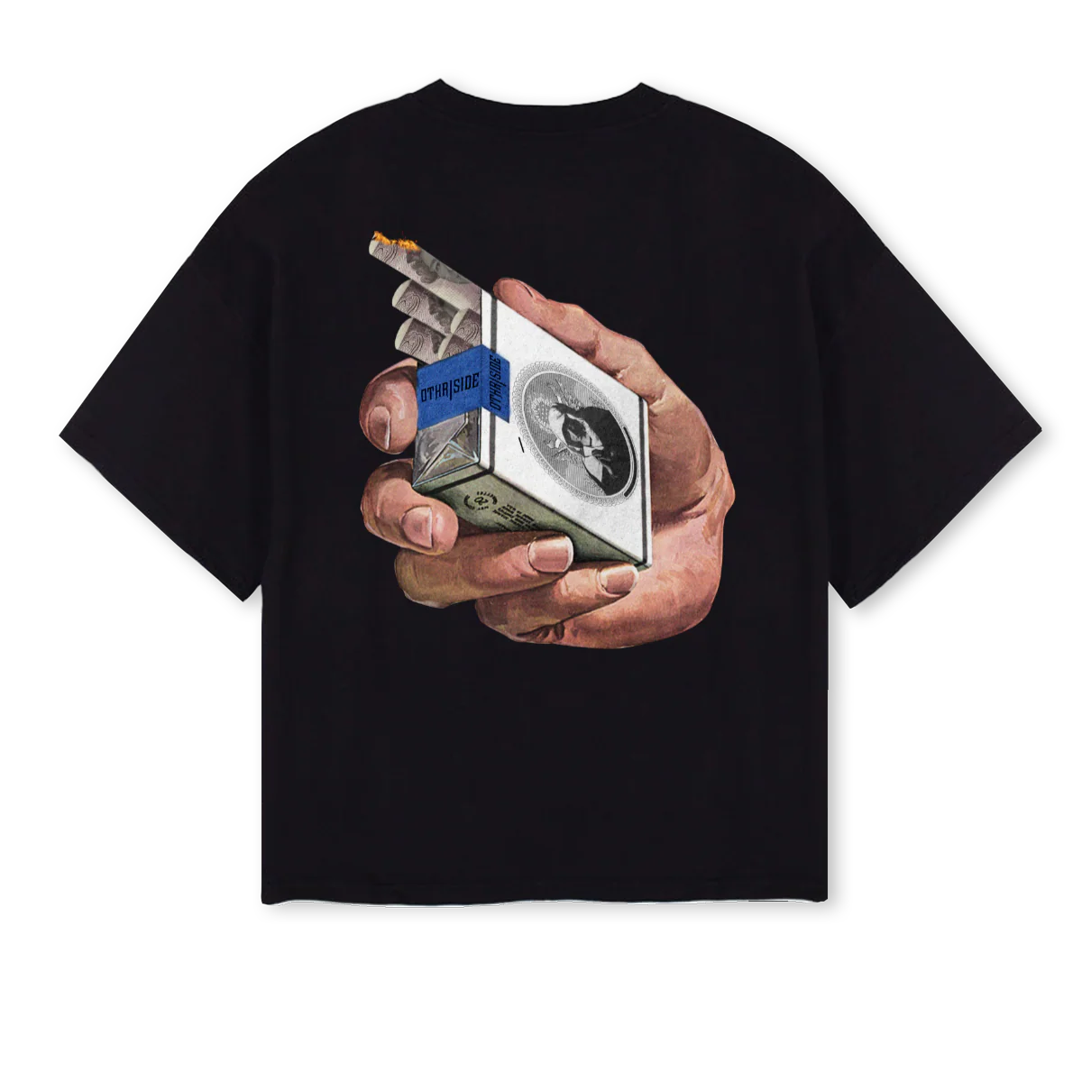 OSINCTWO Black Oversized Boxy Tee. - Image 2