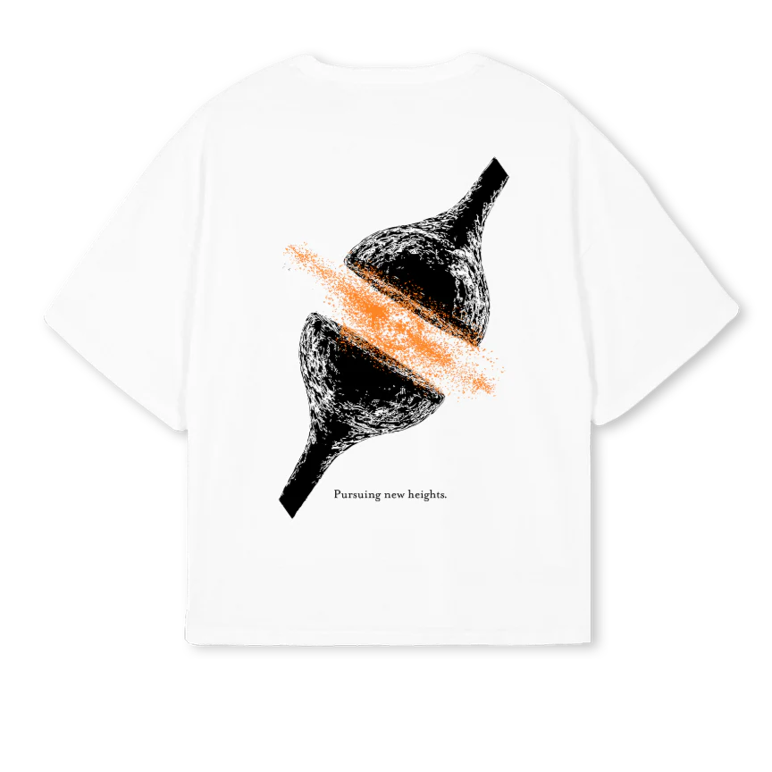 OSYNAPSE White Oversized Boxy Tee. - Image 2