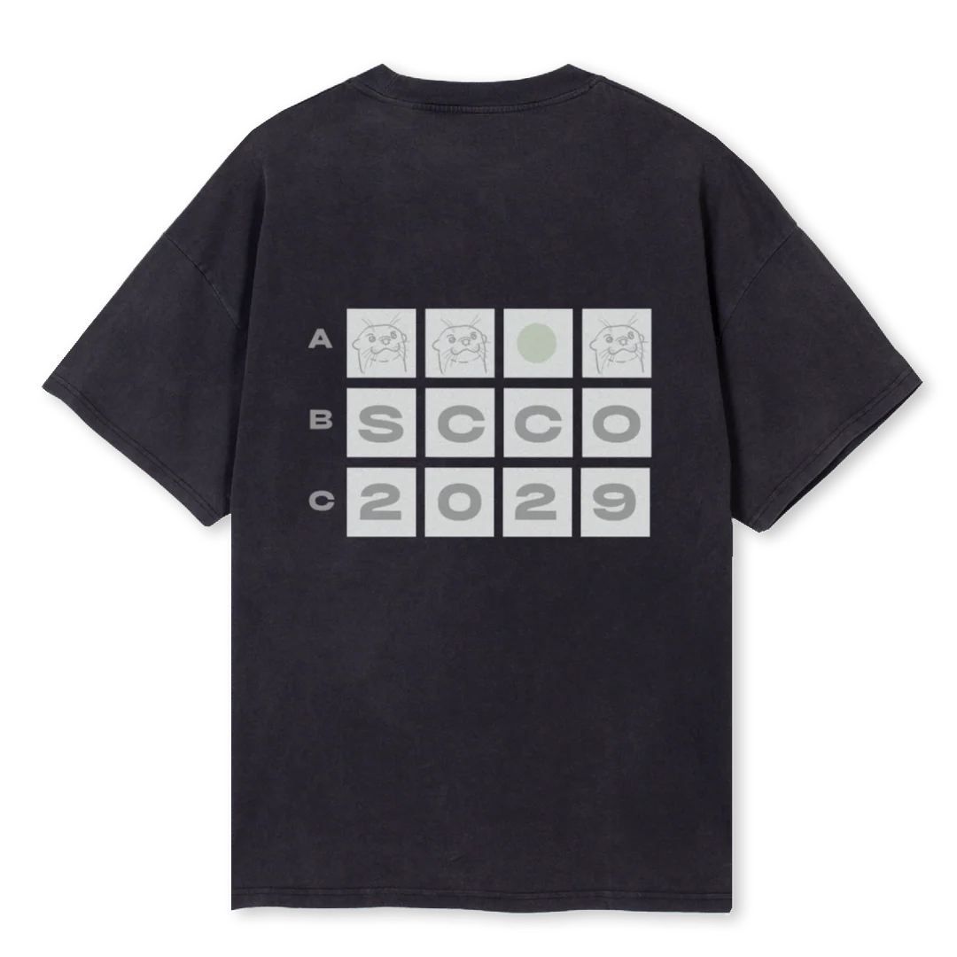OTTER OVERS_VB Vintage Black Oversized Tee. - Image 2
