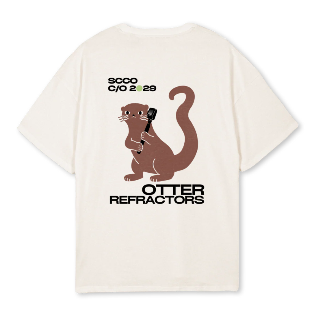OTTER OVERS_VW Vintage White Oversized Tee. - Image 2