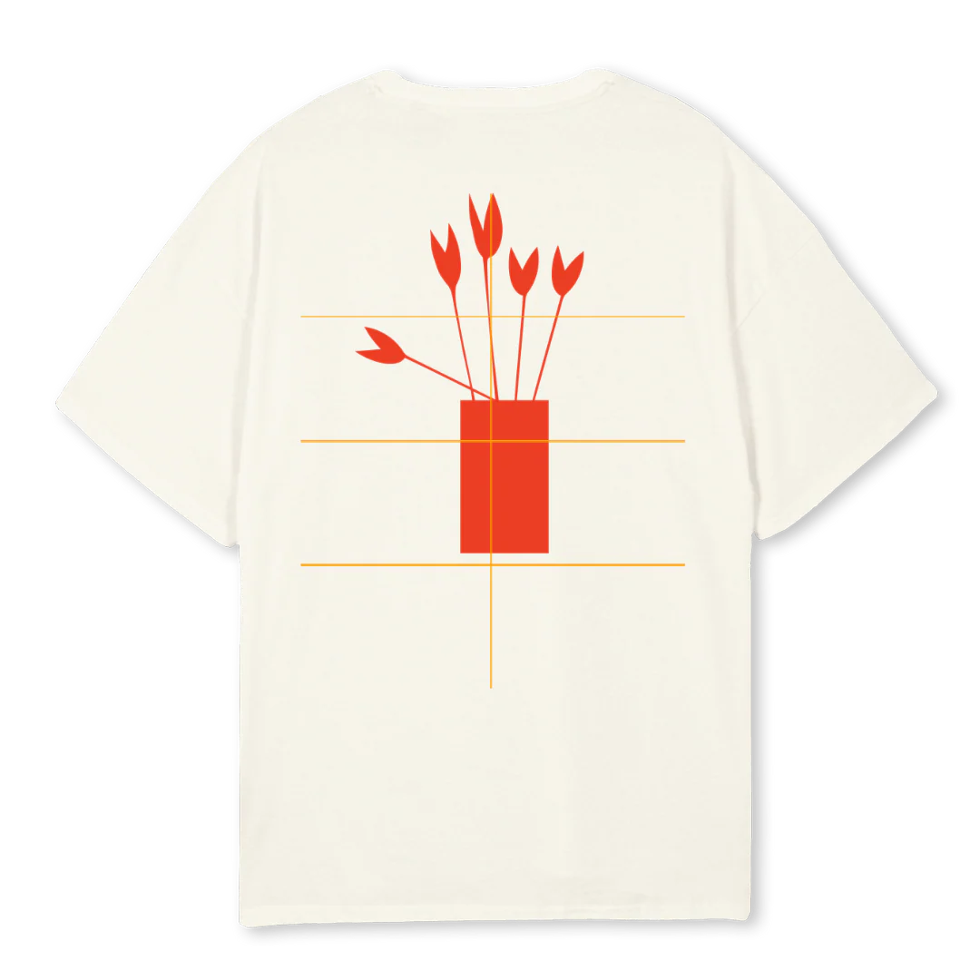 OUND Cream Oversized Tee.