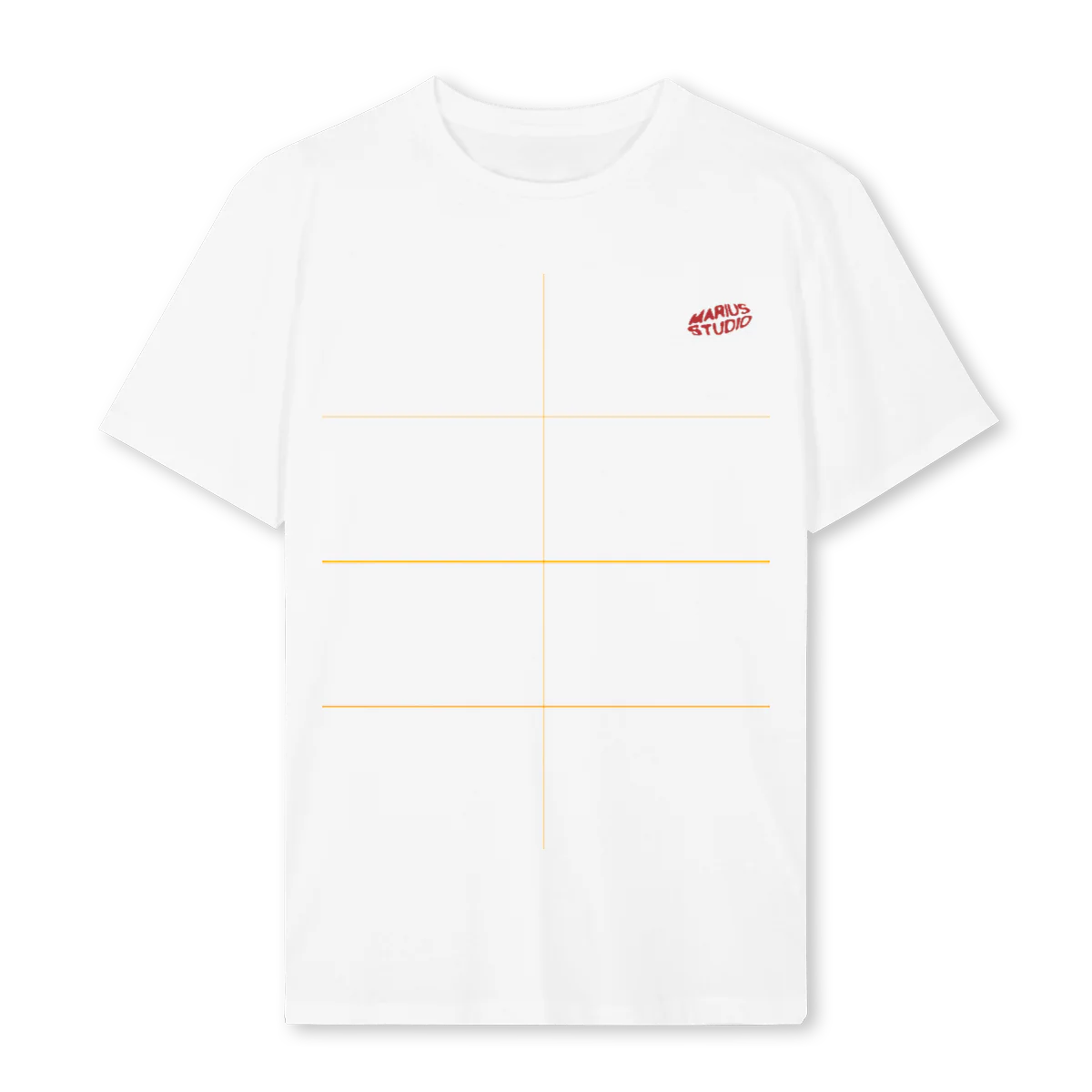 OURSINTEST White Regular Tee.