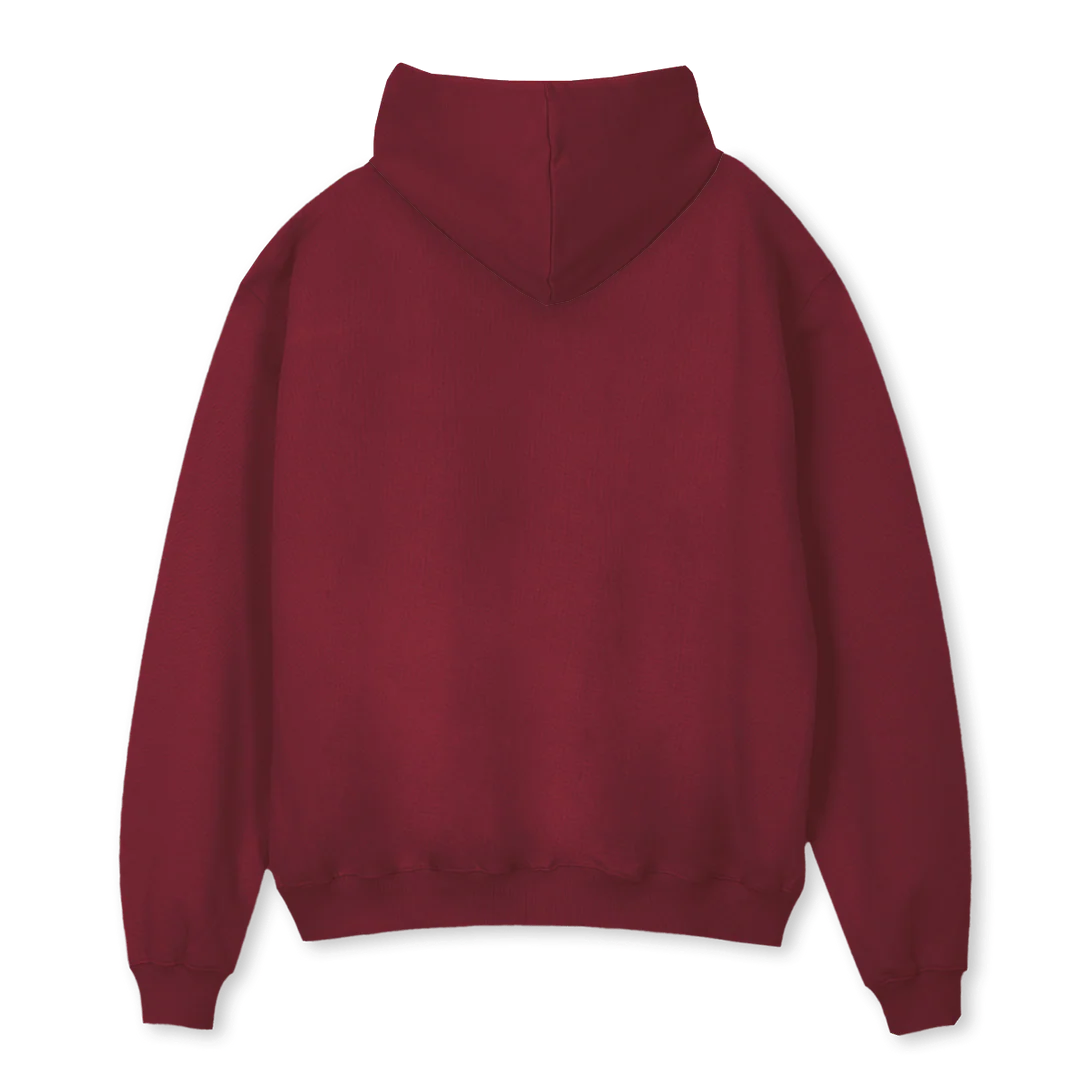 OURTREND Burgundy Oversized Hoodie. - Image 2