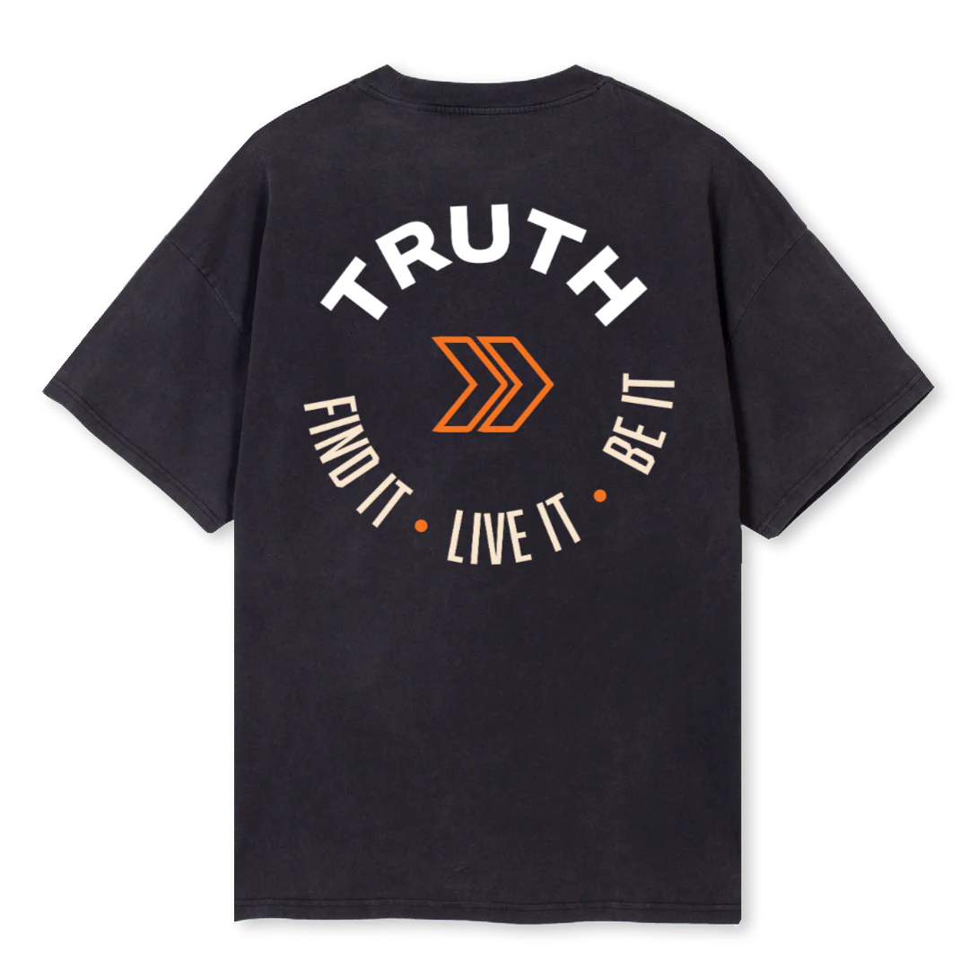 OVERSIZE TEE Vintage Black Oversized Tee. - Image 2
