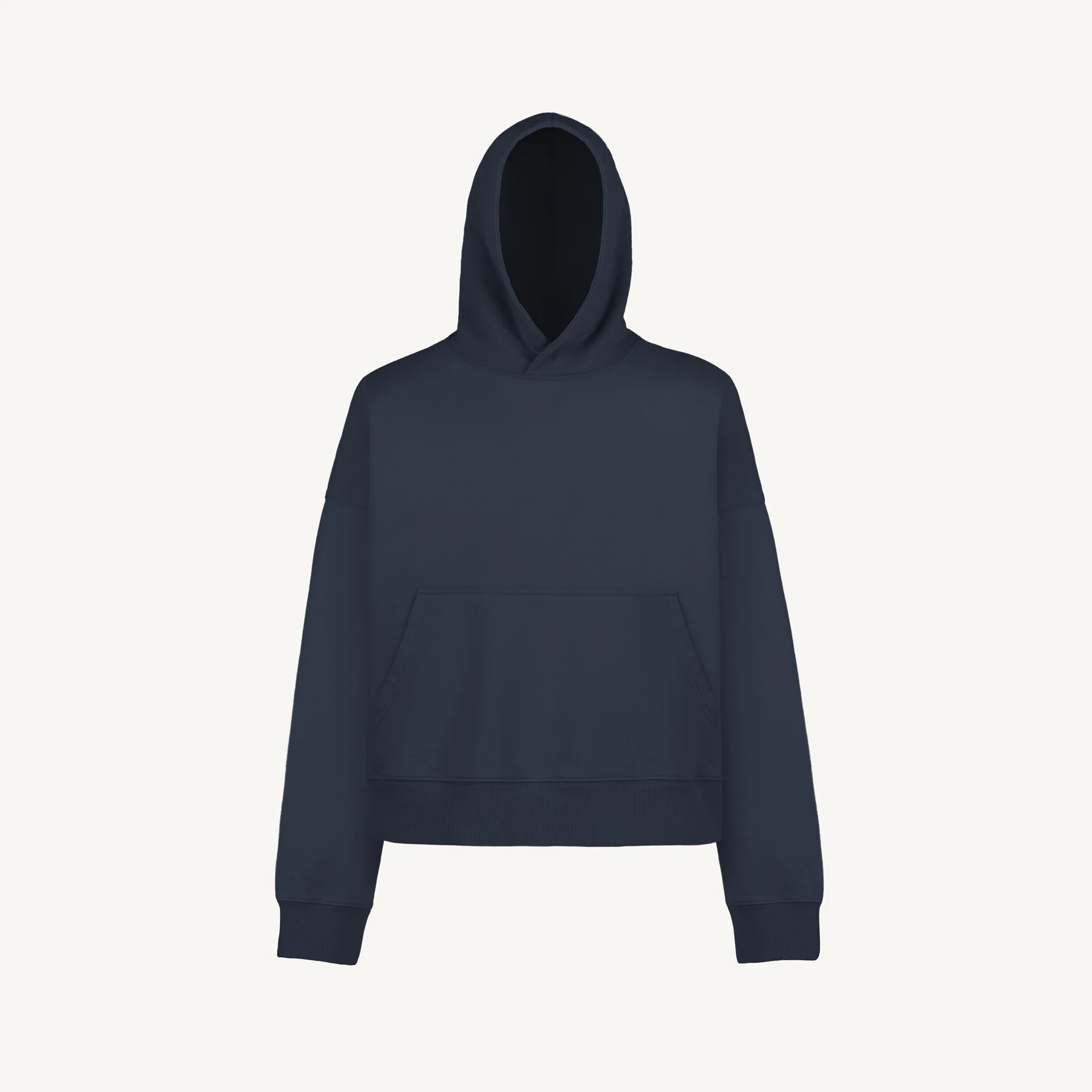 Oversized Boxy Hoodie Embroidered Sample.
