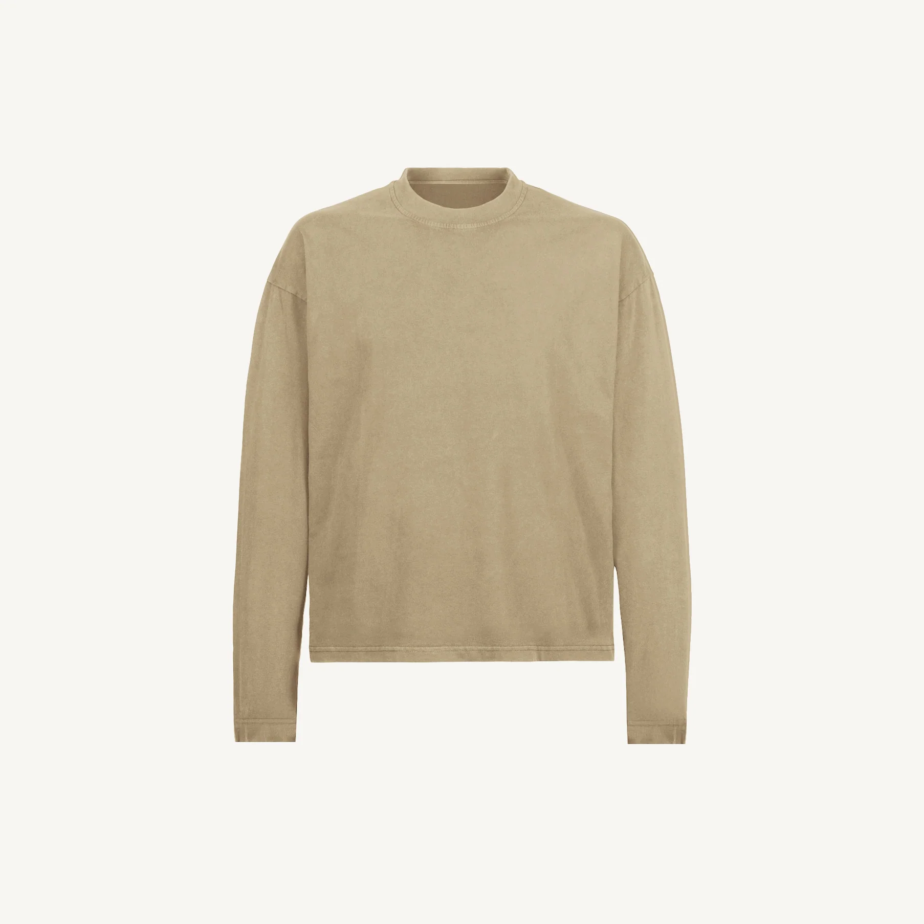 Oversized Boxy LS Tee Embroidered Sample. - Image 3