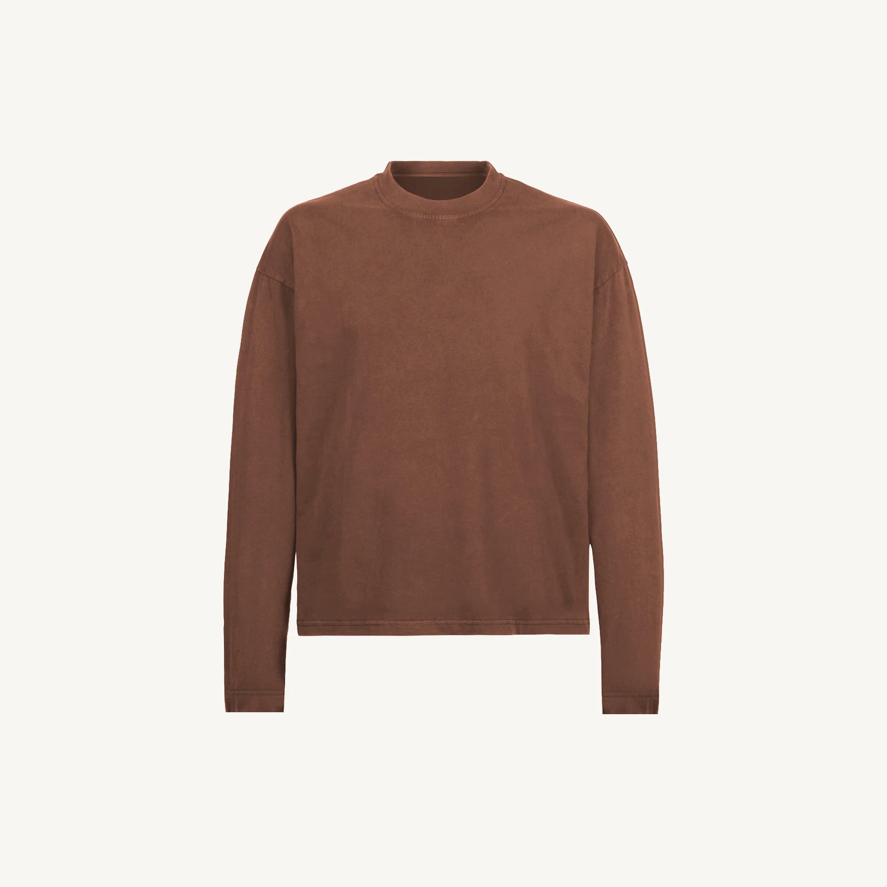Oversized Boxy LS Tee Embroidered Sample. - Image 6