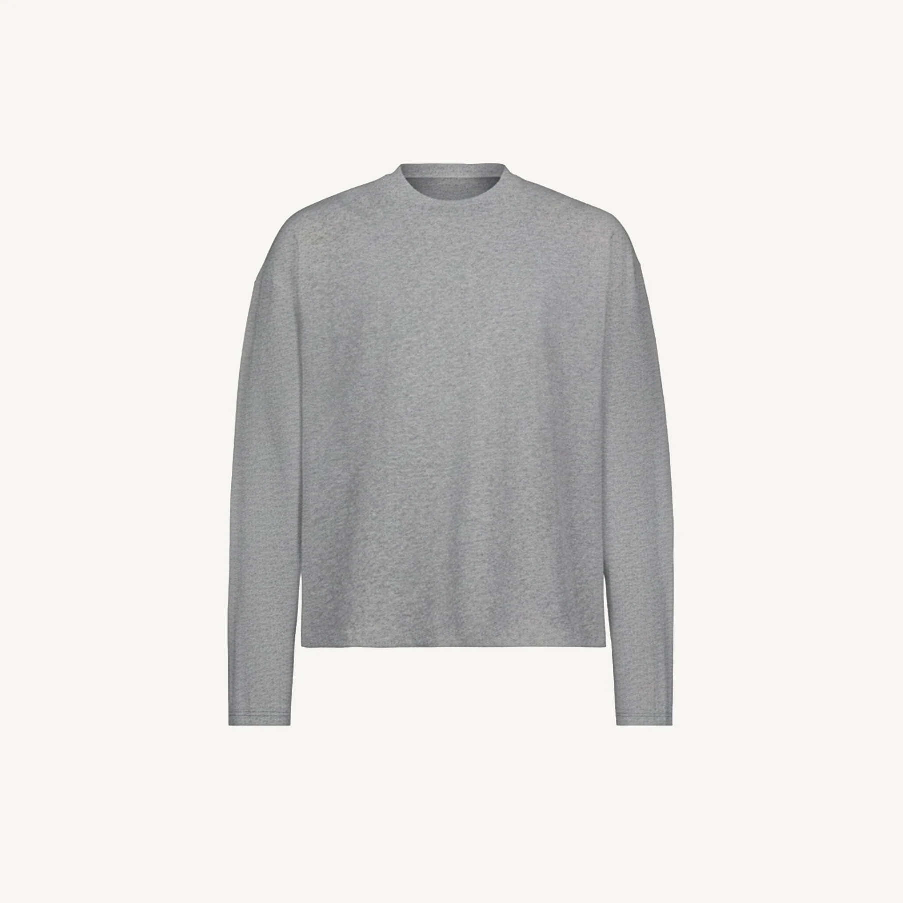 Oversized Boxy LS Tee Embroidered Sample. - Image 8