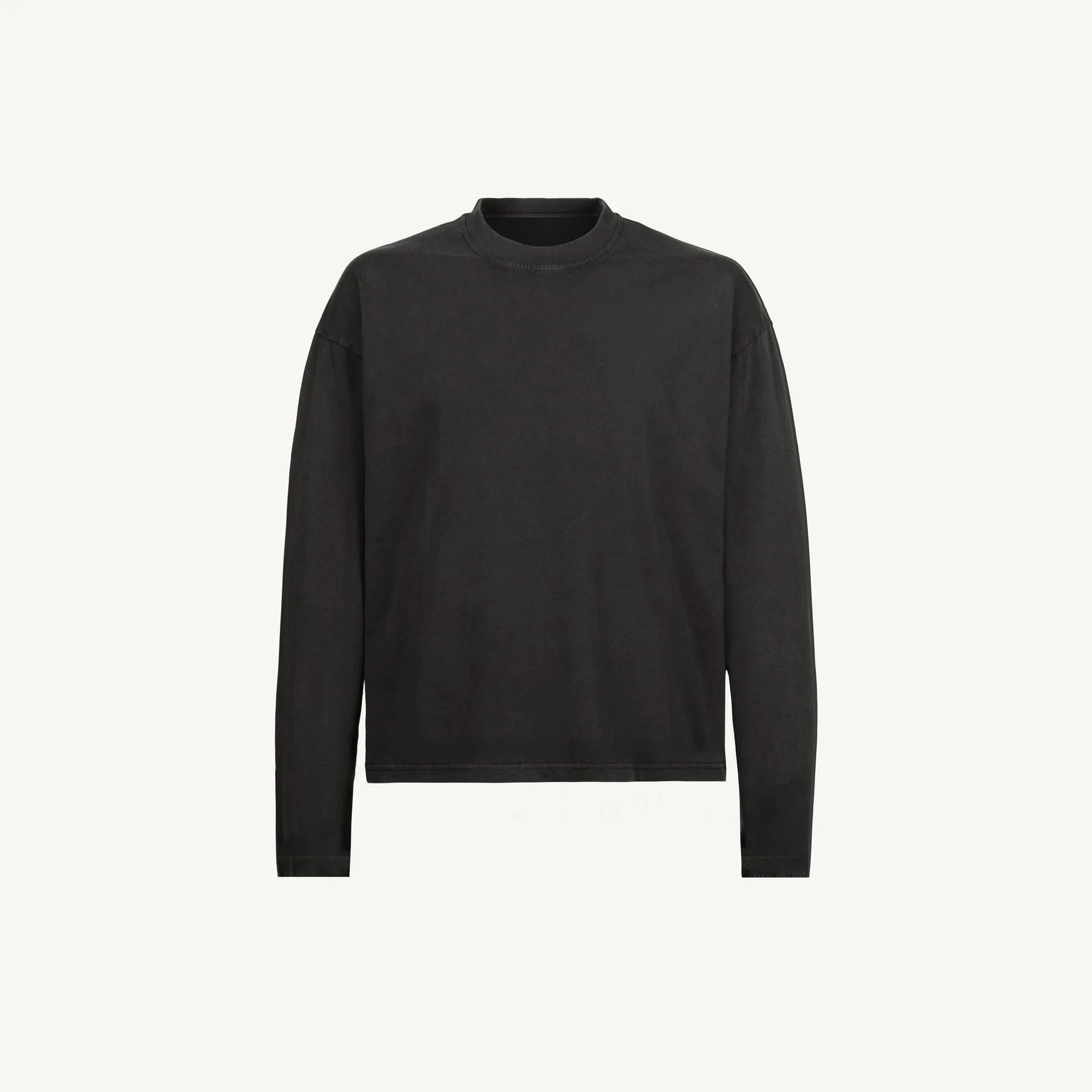 Oversized Boxy LS Tee Embroidered Sample. - Image 9