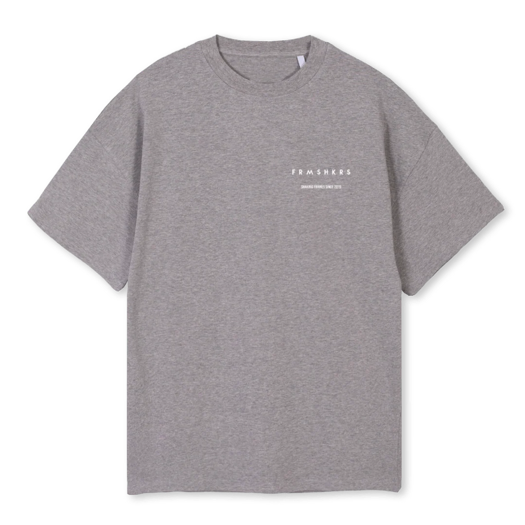OVERSIZED T Grey Marl Oversized Tee.