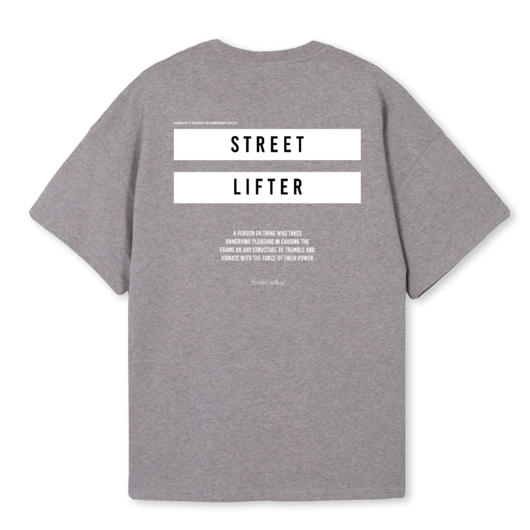 OVERSIZED T Grey Marl Oversized Tee. - Image 2