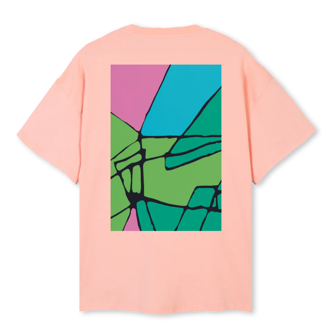 OVERSIZETEEJOY Pink Clay Oversized Tee. - Image 2