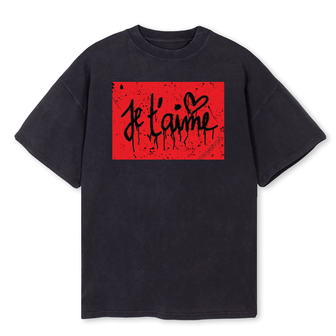 OVVBJT Vintage Black Oversized Tee.
