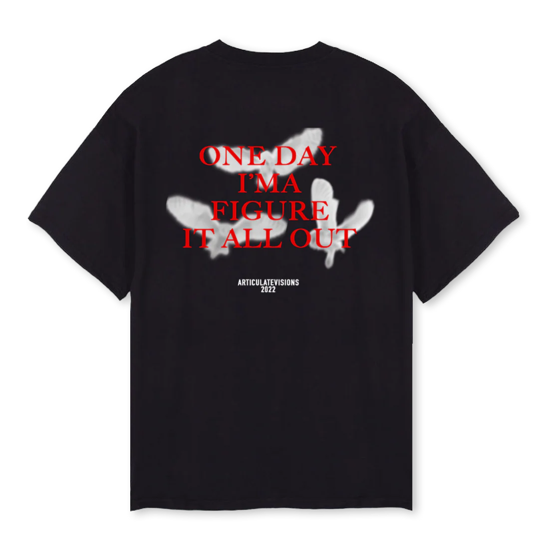 OWL TEE Black Oversized Tee. - Image 2