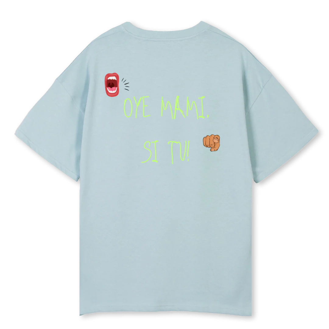 OYEMAMI Cold Blue Oversized Tee. - Image 2