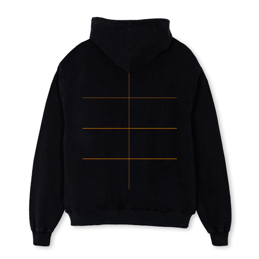 PACKPCOLLEGE Black Oversized Hoodie. - Image 2
