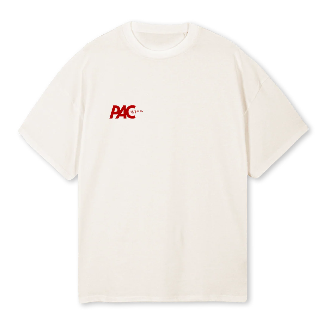 PACONE Vintage White Oversized Tee.
