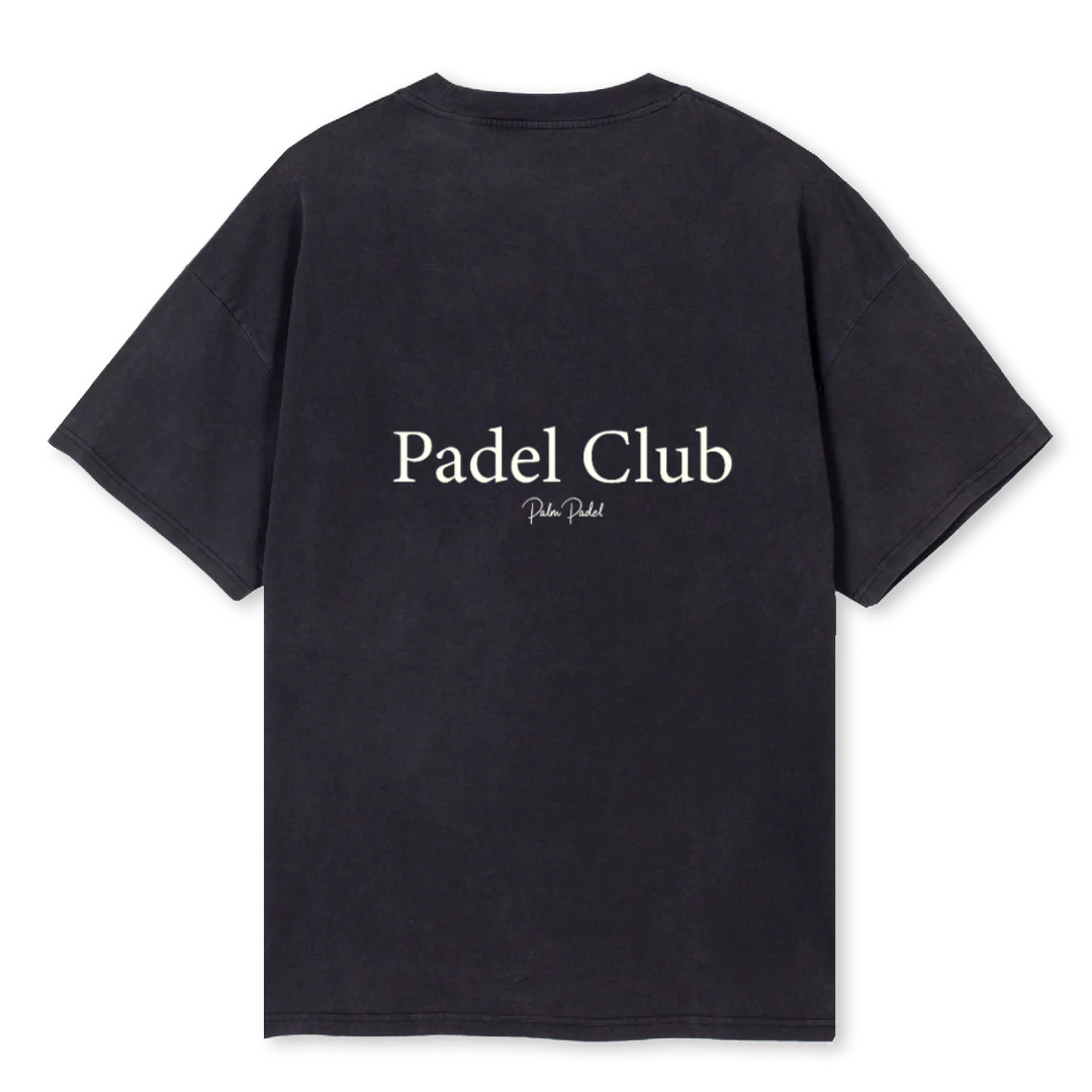 PADELCLU Vintage Black Oversized Tee. - Image 2