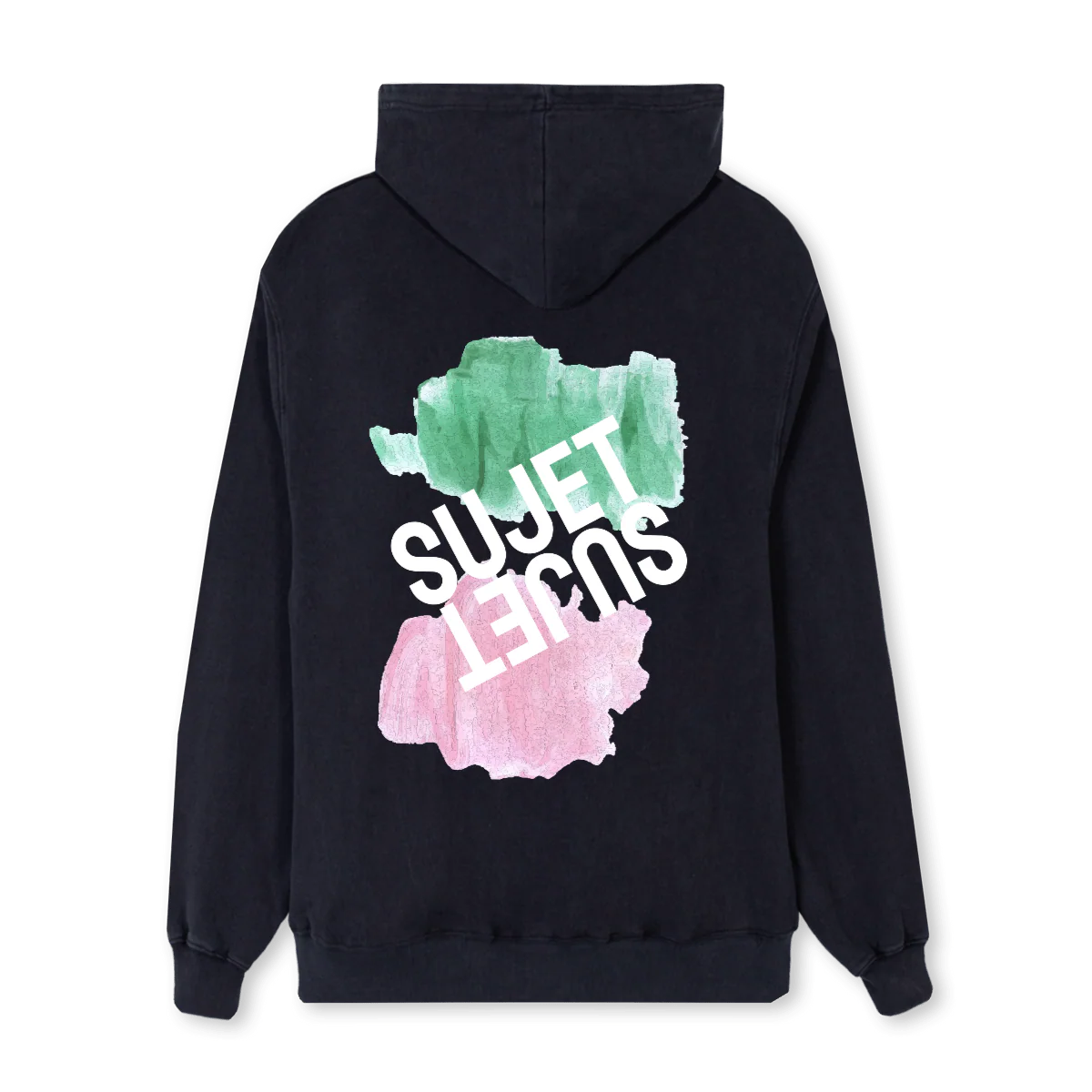 PAINTGP Vintage Black Regular Hoodie.