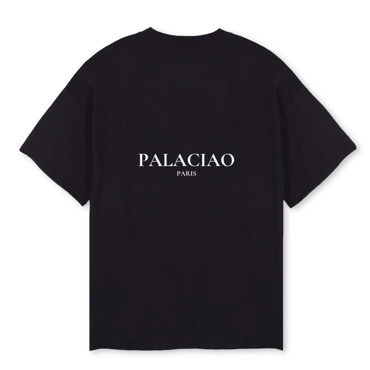 PALAOVERSIZEDOS BLAN Black Oversized Tee. - Image 2