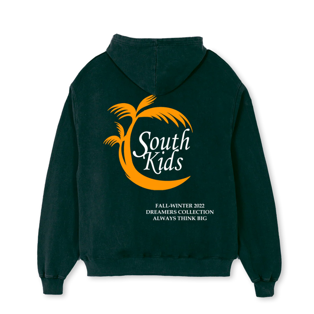 PALM HOODIE Wild Green Oversized Hoodie. - Image 2
