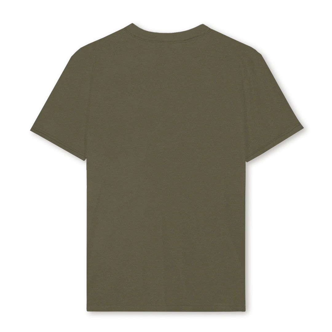 PALMTREE Vintage Olive Regular Tee. - Image 2