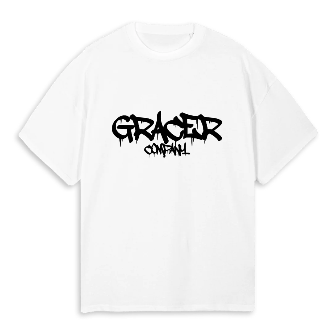 PAM PAM SAARI White Oversized Tee.