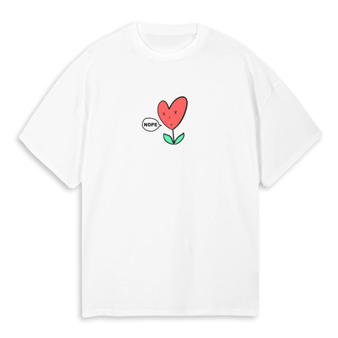 PANNNNNN White Oversized Tee.