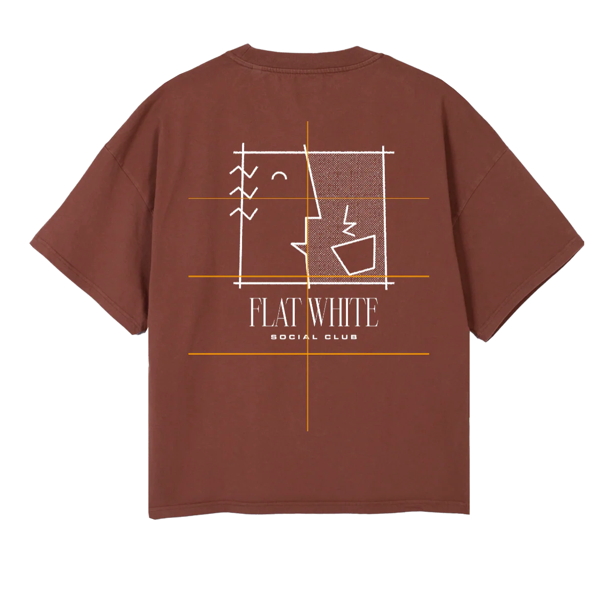 PANYPEPINILLOSII Vintage Brown Oversized Boxy Tee. - Image 2