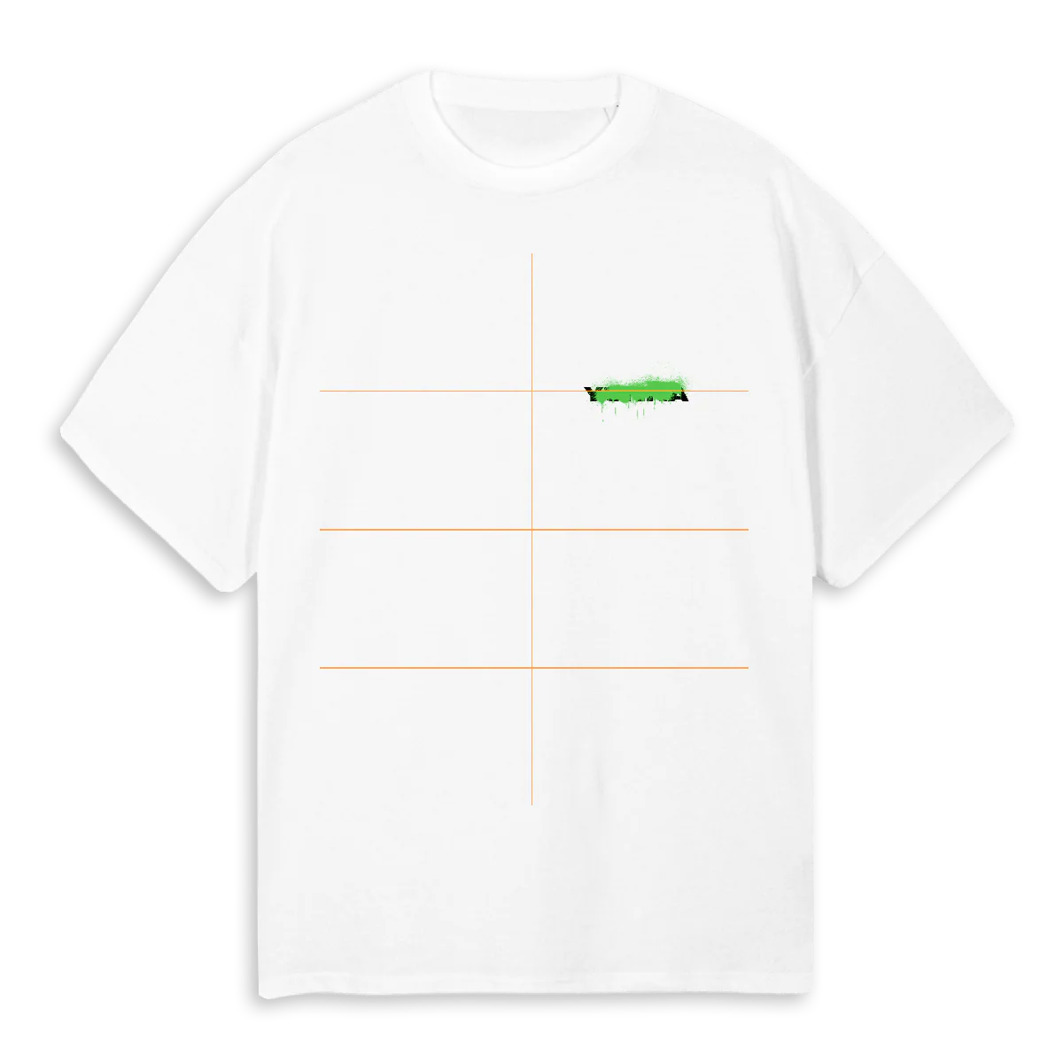 PAPIVERT White Oversized Tee.