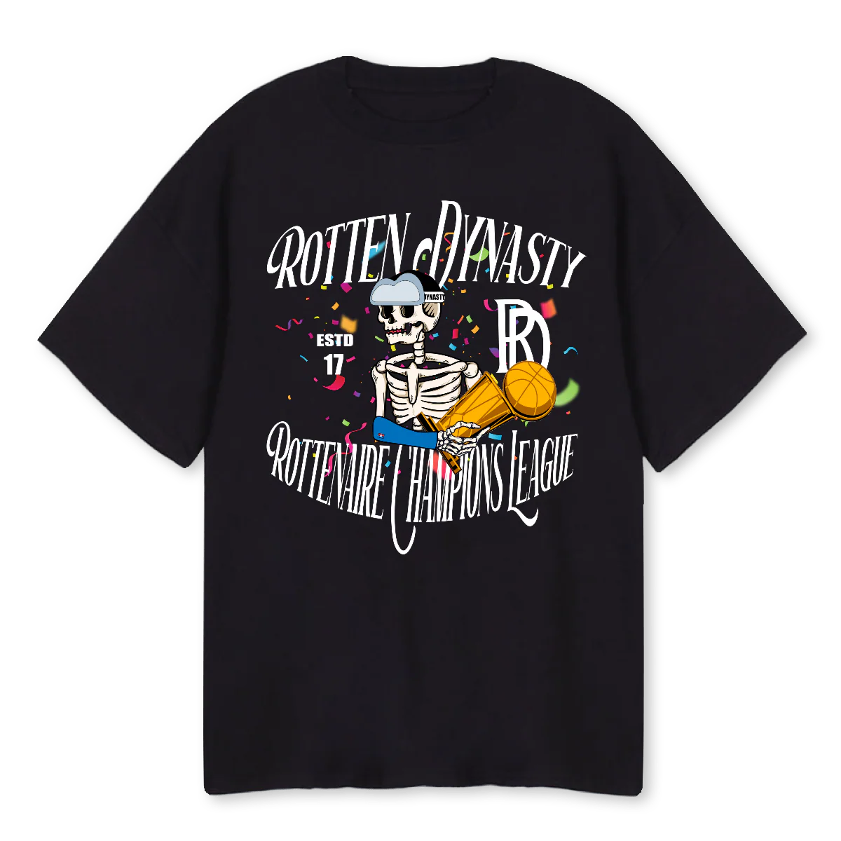 PARADE ME Black Oversized Tee.