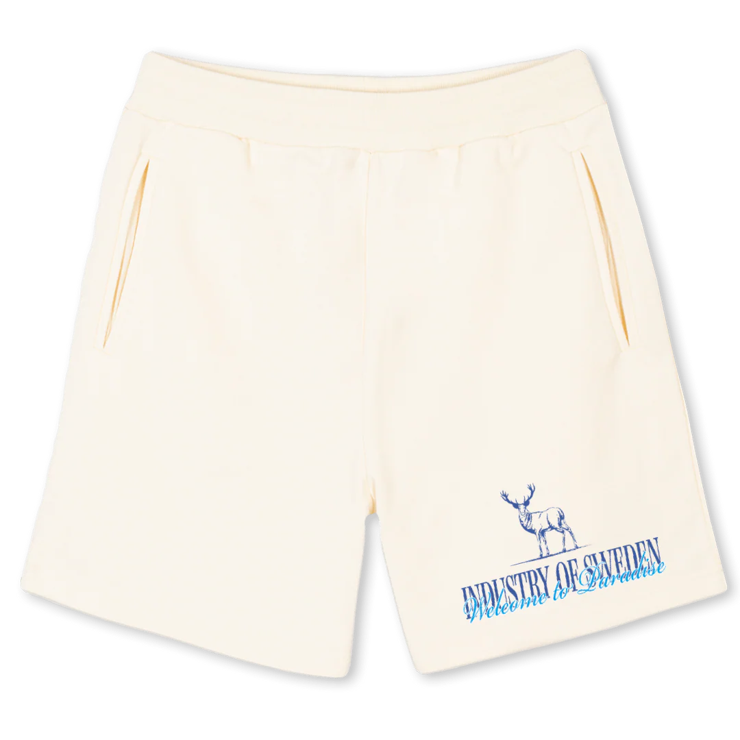 PARADISE_3 Cream Sweatshorts.