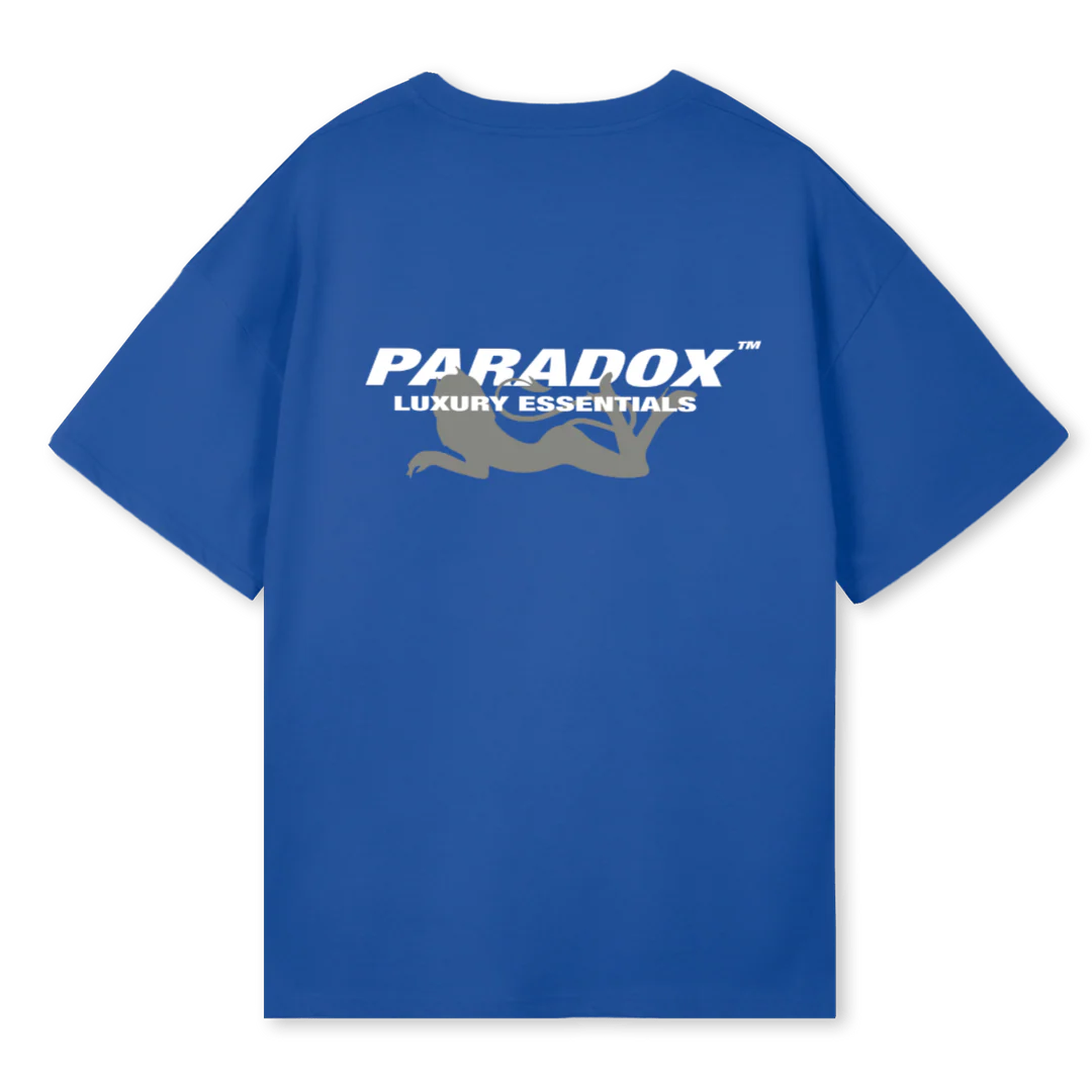 PARADOXLUXURYBLUE Cobalt Blue Oversized Tee. - Image 2