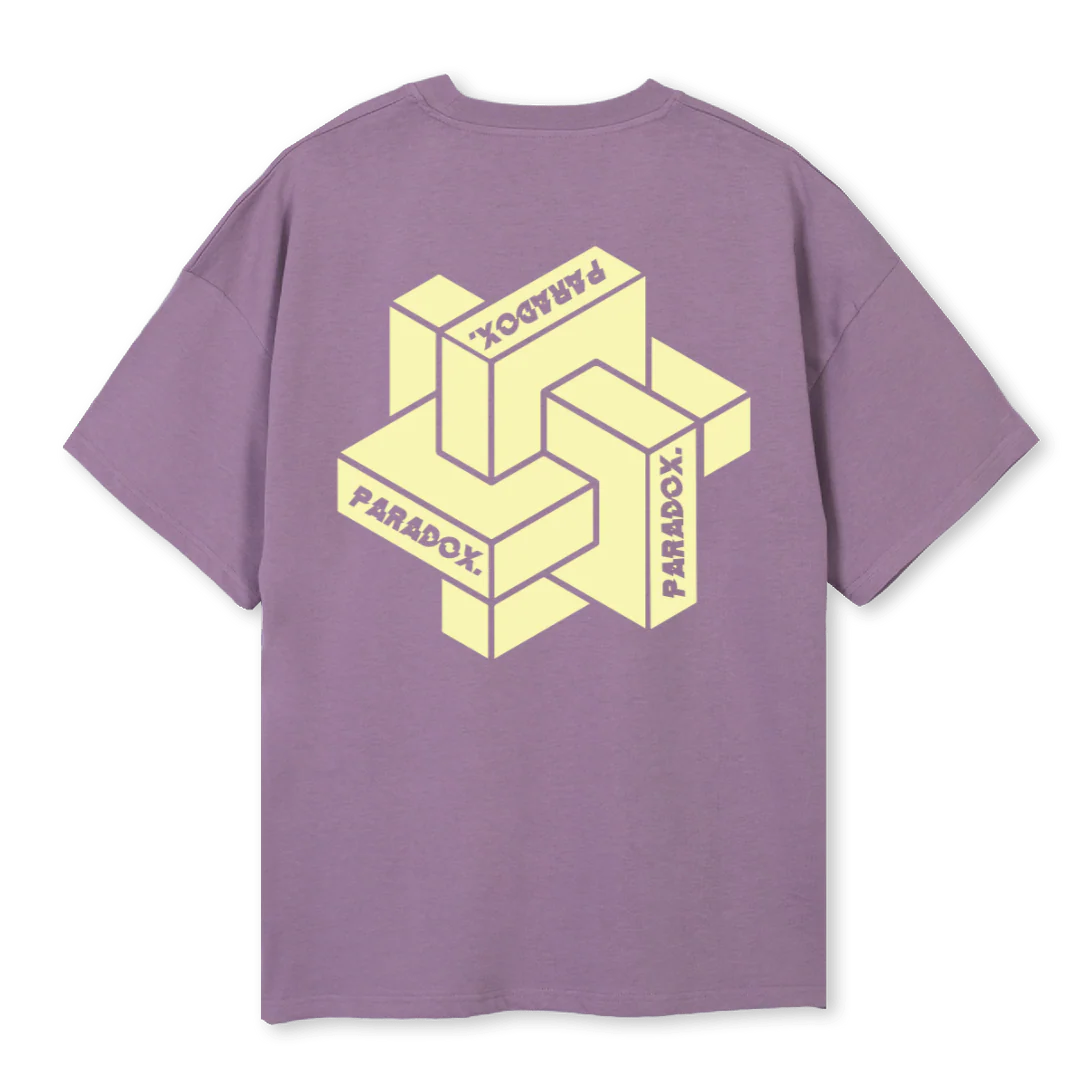 PARADOXPURPLETEE Purple Oversized Tee. - Image 2