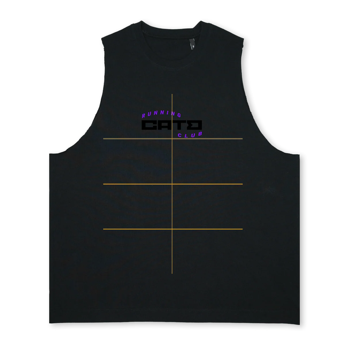 PARIS JERSEY Deep Black Oversized Vest.