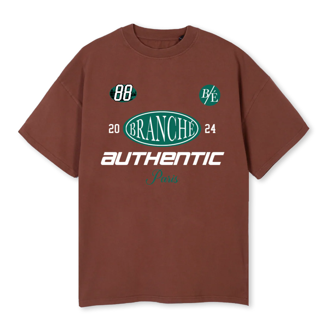 PARISSSS Vintage Brown Oversized Tee.