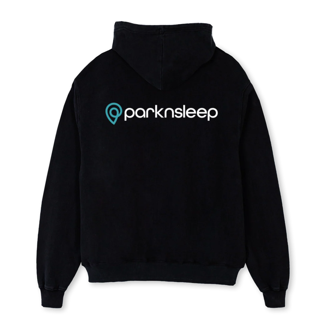 PARKNSLEEP Black Oversized Hoodie. - Image 2