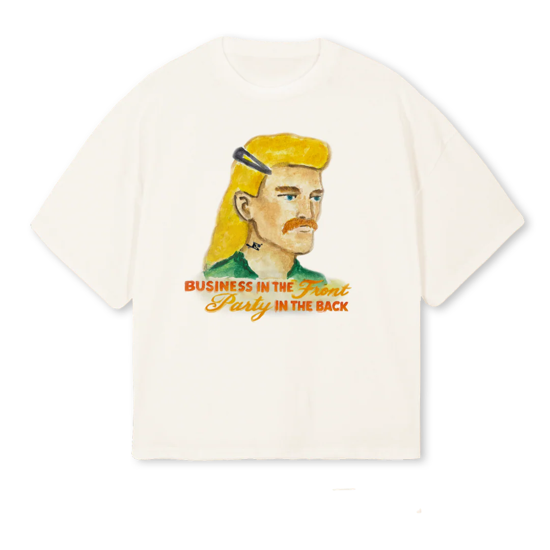 PARTY_VW Vintage White Oversized Boxy Tee.