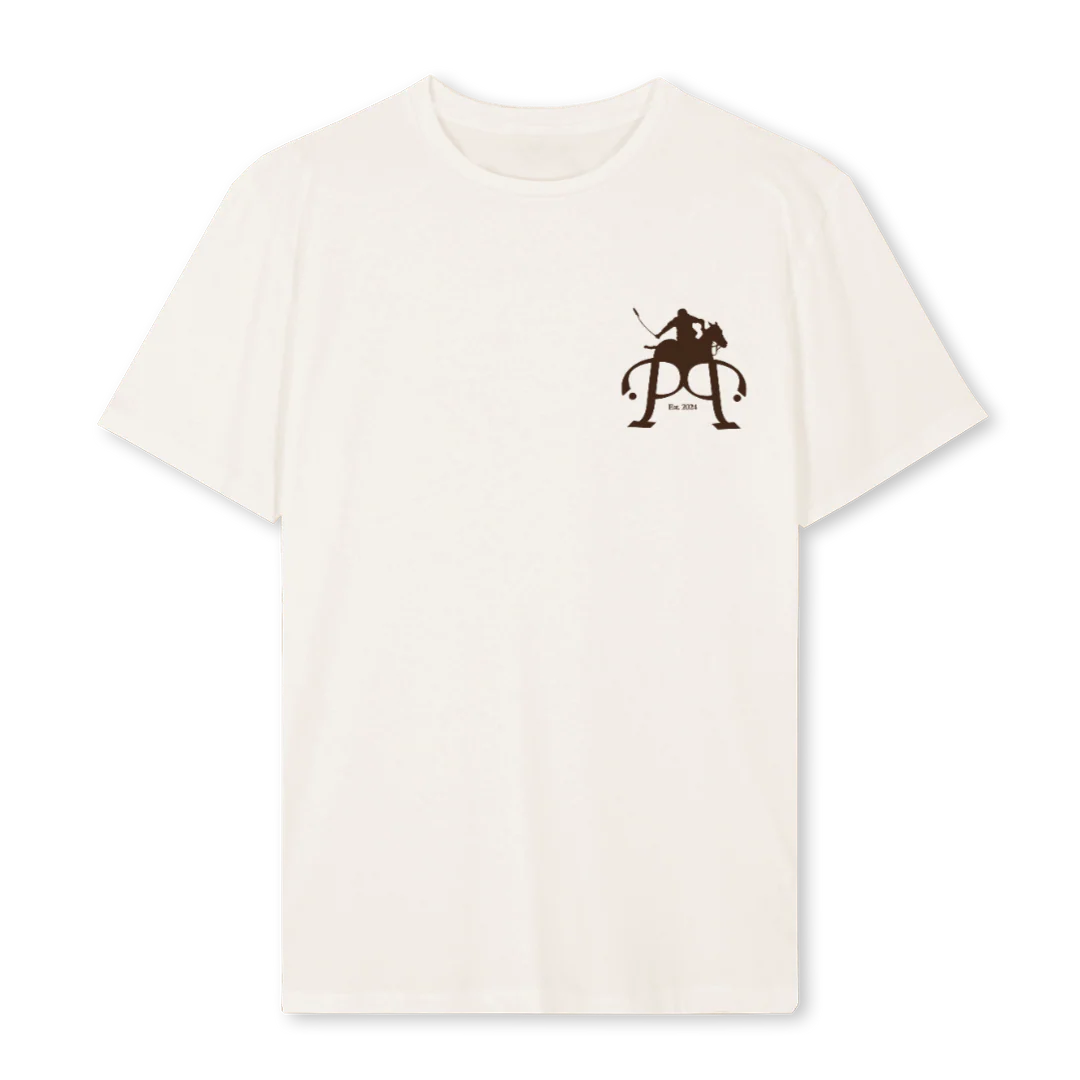 PASEO POLO Vintage White Regular Tee.