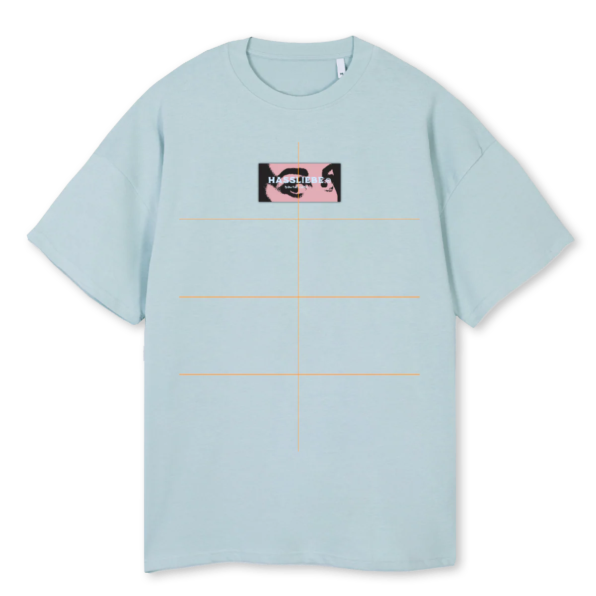PASIONB Cold Blue Oversized Tee.