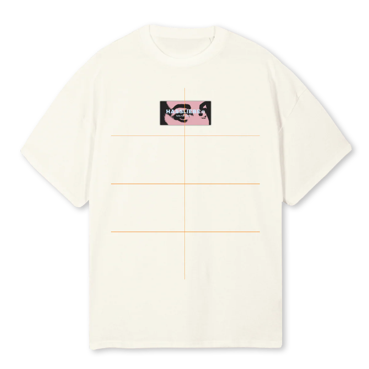 PASSION Cream Oversized Tee.