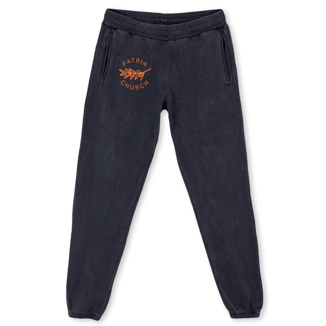 PATRIASWEATSAMPLE Vintage Black Sweatpants.