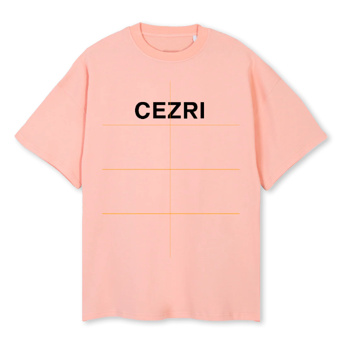 PEACHLFLTSH Pink Clay Oversized Tee.